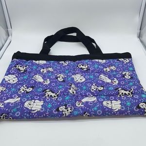 Handmade Quilted Bag Dog Design